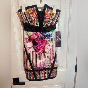 Colorful Abstract Mini Dress
